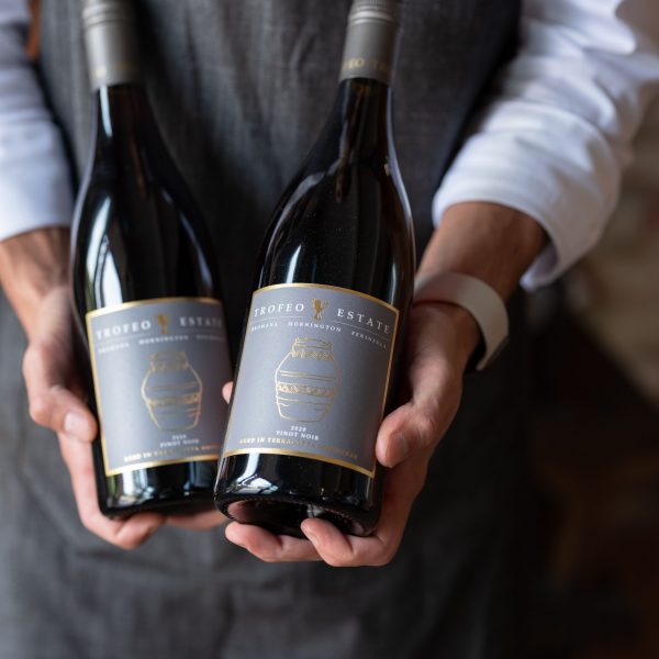 Trofeo Estate wine bottle from Mornington Peninsula — premium local gift hamper produce