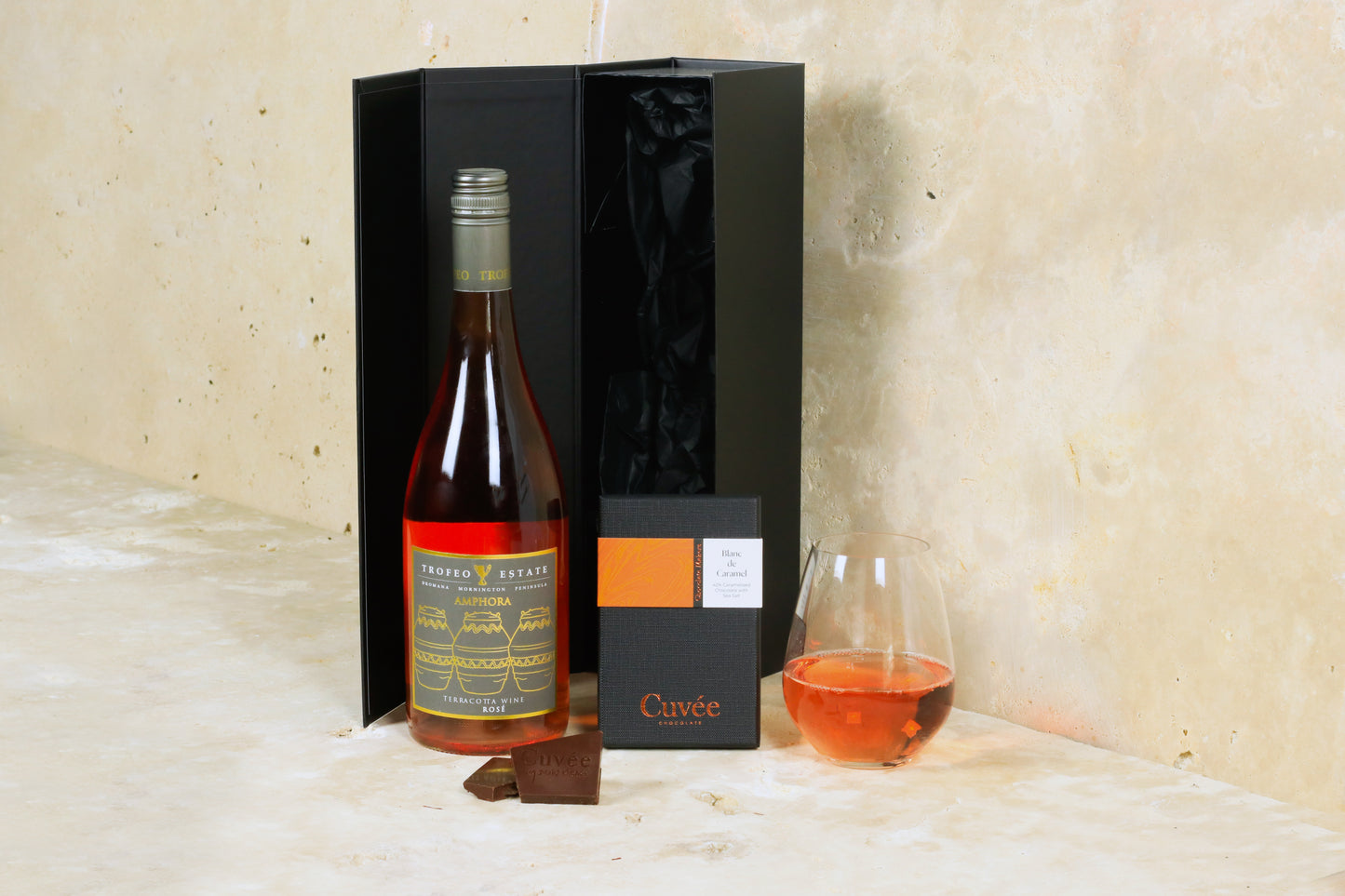 Trofeo Amphora Rose` & Cuvee Chocolate